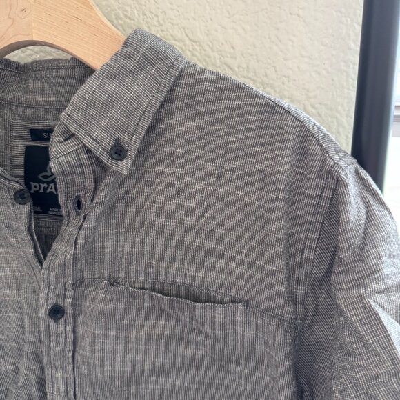 Prana Agua Slim Shirt Size Small - Picture 3 of 5